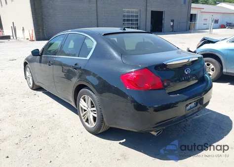 2012 Infiniti G25X z USA, uszkodzony, nr VIN JN1DV6AR1CM730504